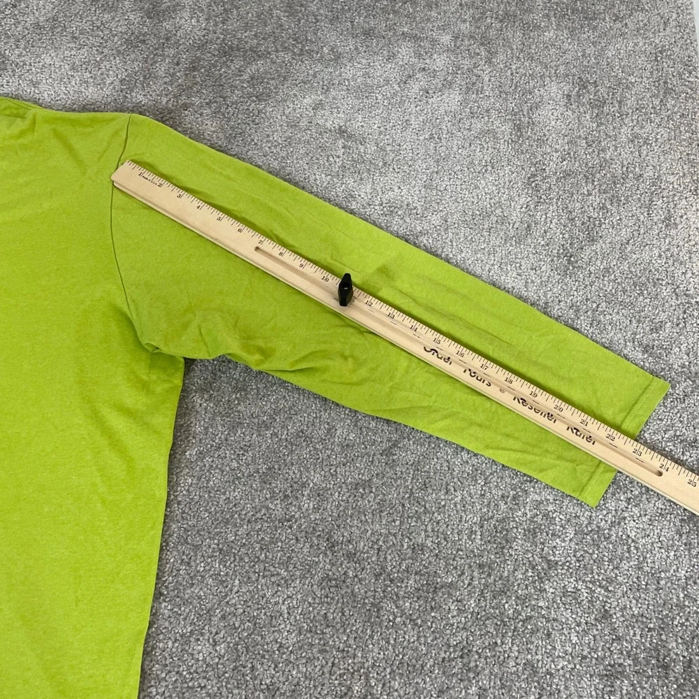 North Face Performance Shirt Mens XXL Hiking Utility Long Sleeve Lime Green